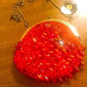 Beaded Golden Crown NWT purse